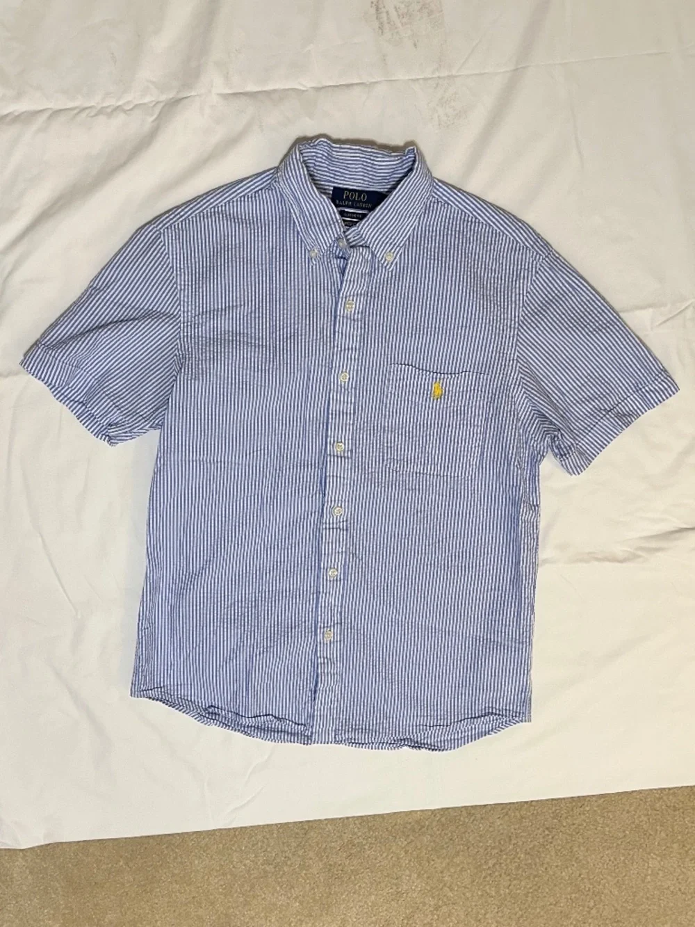 Polo Ralph Lauren Prepster Seersucker Button Shirt S/P